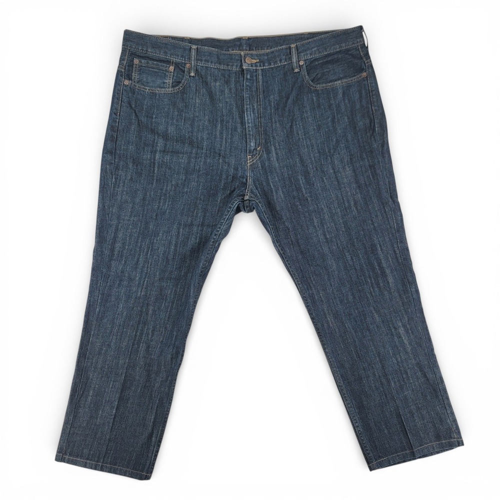 Levi's Mens 44x32 Jeans Denim Blue 569 Loose Straight Classic Casual Pants